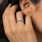 Dazzle 18Kt Diamond Ring model_rose view