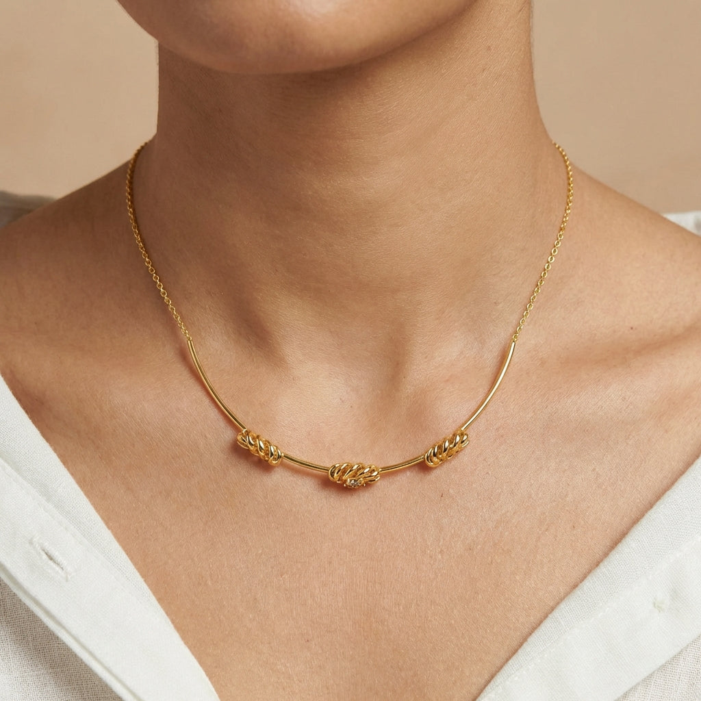 Dazzling Dreams Chain Bracelet 18K model_yellow-1 view