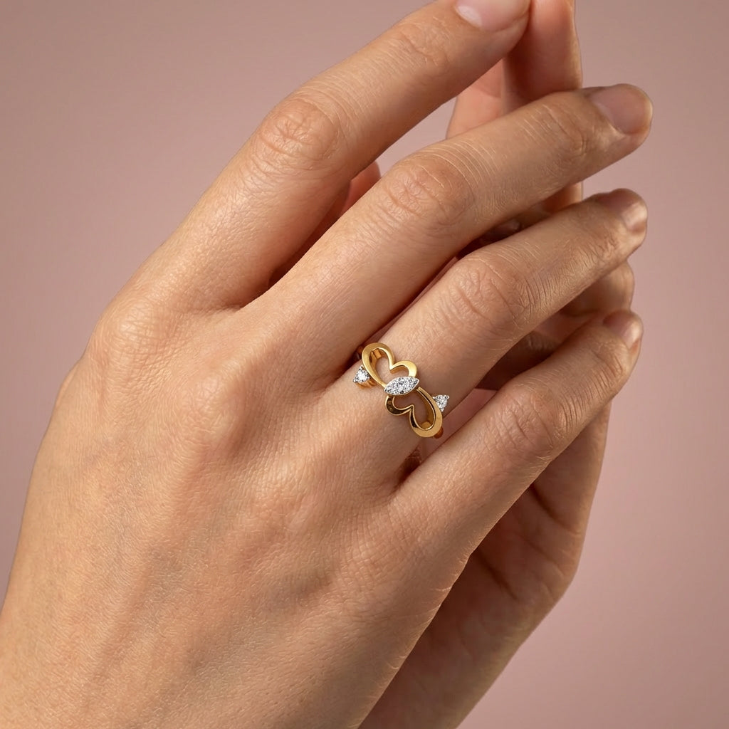 Diamond Dewfall Dreamland 18Kt Diamond Ring model view