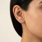 Ember Eclipse Earrings 18K model_rose view