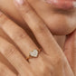 Ember Serenade 18Kt Diamond Ring model_white view