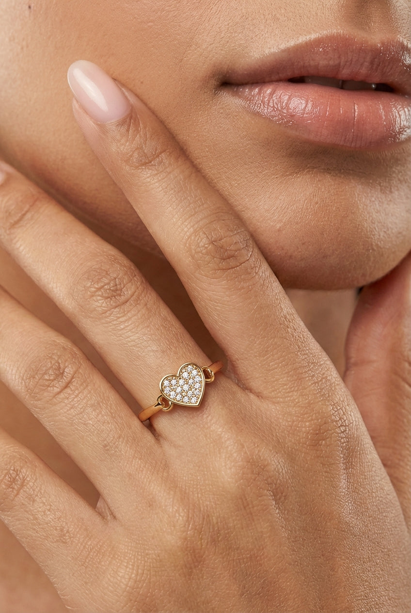Ember Serenade 18Kt Diamond Ring model_white view