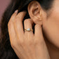 Gilded Rose 18Kt Diamond Ring model_rose view