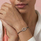 Glistening Glow Chain Bracelet 18K model_white-1 view