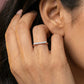 Gratitude 18Kt Diamond Ring model_rose view