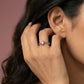 Iridescence 18Kt Diamond Ring model_rose view
