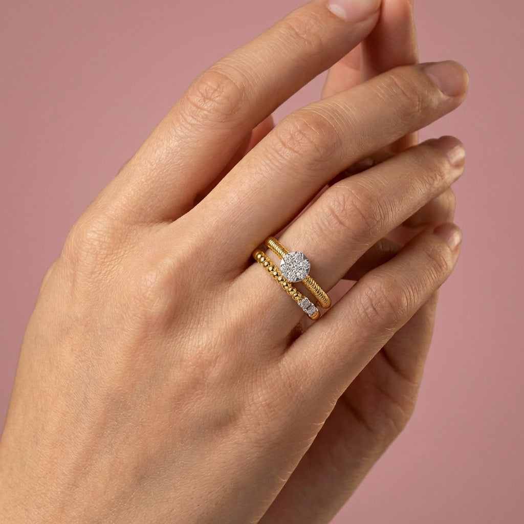 Celestial Ember 14Kt Diamond Ring