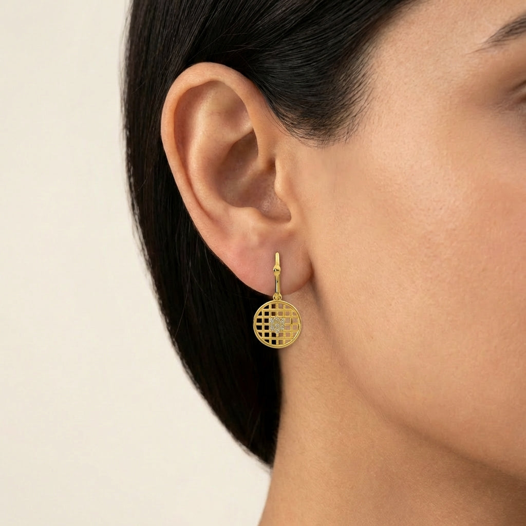 Lunar Luminary Diamonds 18K model_rose view
