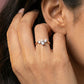 Monarch 18Kt Diamond Ring model_rose view
