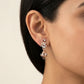 Moonlit Melody Earrings 18K model_rose view
