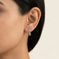 Mystic Marquise Earrings 18K model_rose view