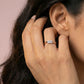 Onyx 18Kt Diamond Ring model_rose view