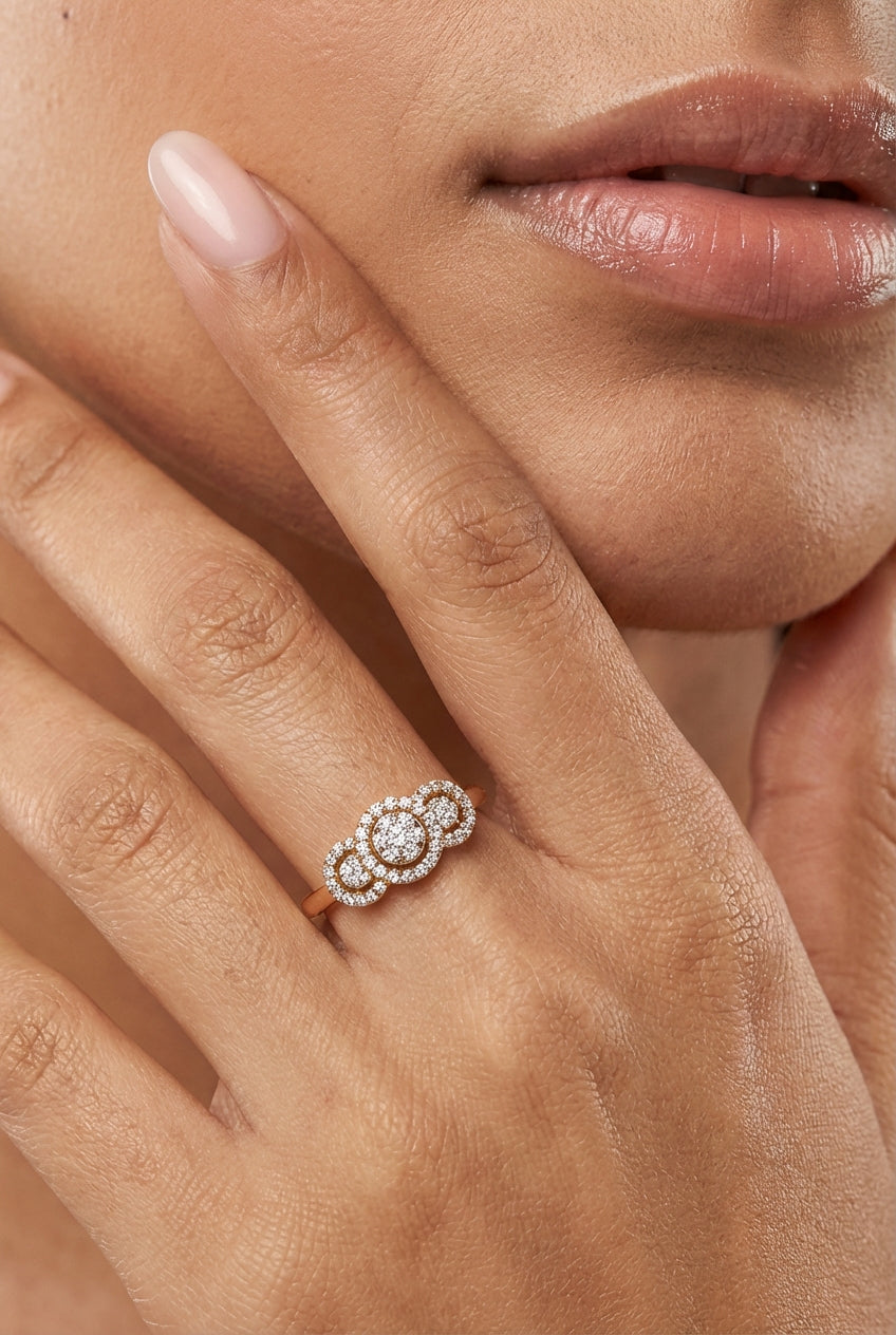 Opulent Oceanic Opus Diamond Opus Ring model_white view