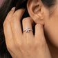 Opus 18Kt Diamond Ring model_rose view