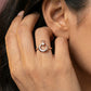 Pinnacle 18Kt Diamond Ring model_rose view