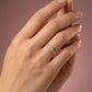 Radiant Pearl 18Kt Diamond Ring model view