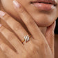 Radiant Reflections 18Kt Diamond Ring model_white view