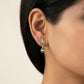 Radiant Rosewood Earrings 18K model_rose view