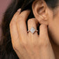 Resplendence 18Kt Diamond Ring model_rose view