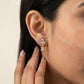 Rose Earrings 18K model_rose view