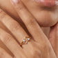 Shimmering Shangri-La 18Kt Diamond Ring model_white view
