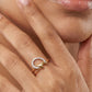 Solar Serenity 18Kt Diamond Ring model_white view