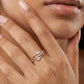 Tranquil Tempest Twilight 18Kt Diamond Ring model_white view
