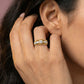 Tranquil Typhoon Turquoise 18Kt Diamond Ring model_rose view