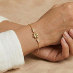 Twinkling Twilight Diamond Chain Bracelet 18K model_yellow-1 view