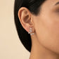 Twinkling Twirl Earrings 18K model_rose view