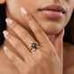 Velvet Serenity 18Kt Diamond Ring model_white view