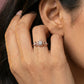 Whirlwind 18Kt Diamond Ring model_rose view