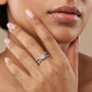 Whispering Sky 18Kt Diamond Ring model_white view