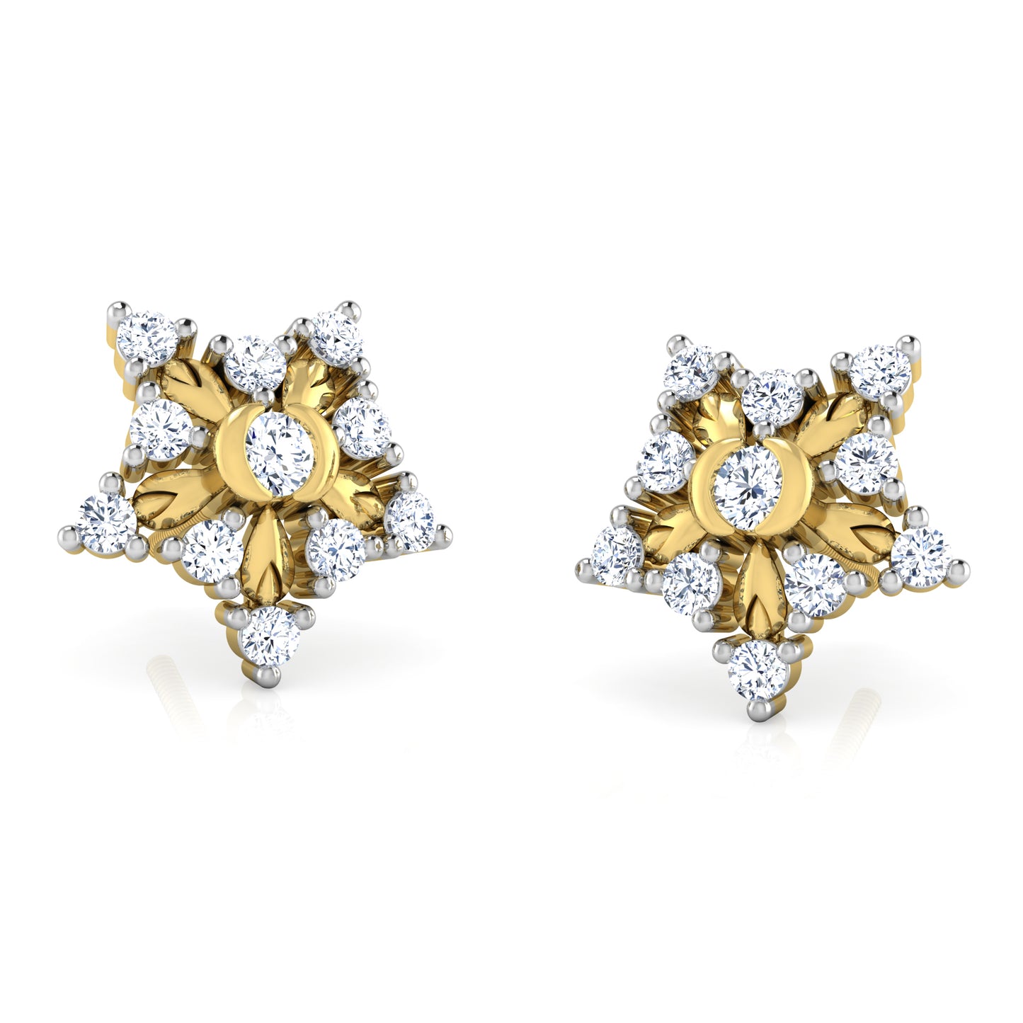 Serene Stardust Earrings 18K