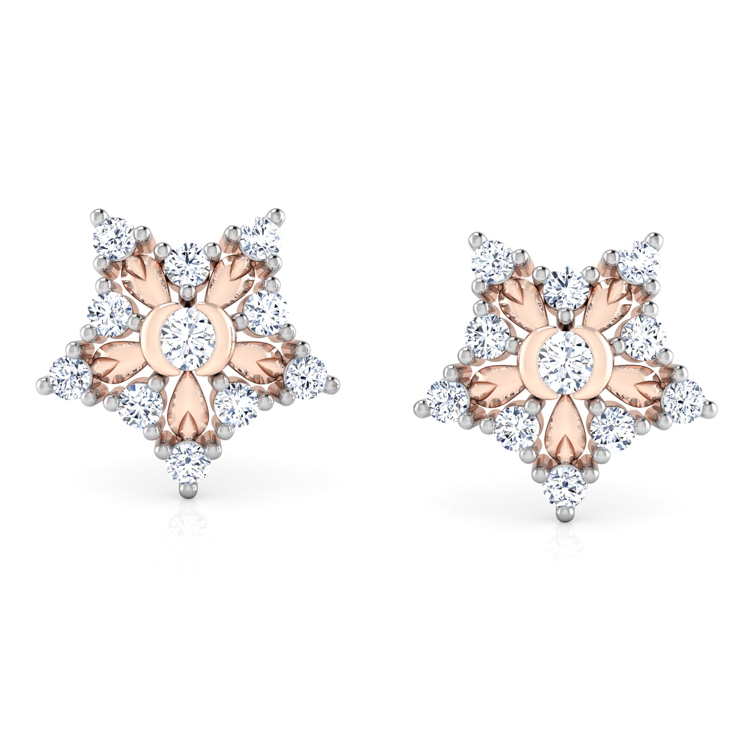 Serene Stardust Earrings 18K