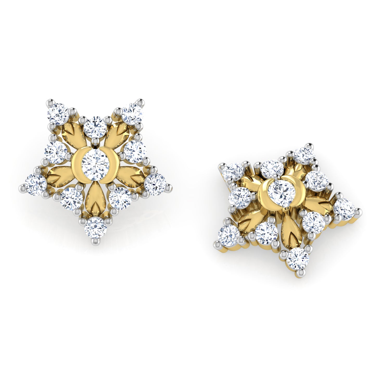 Serene Stardust Earrings 18K