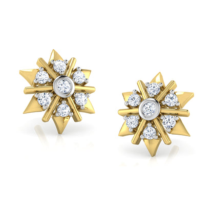 Enigmatic Ember Earrings 18K