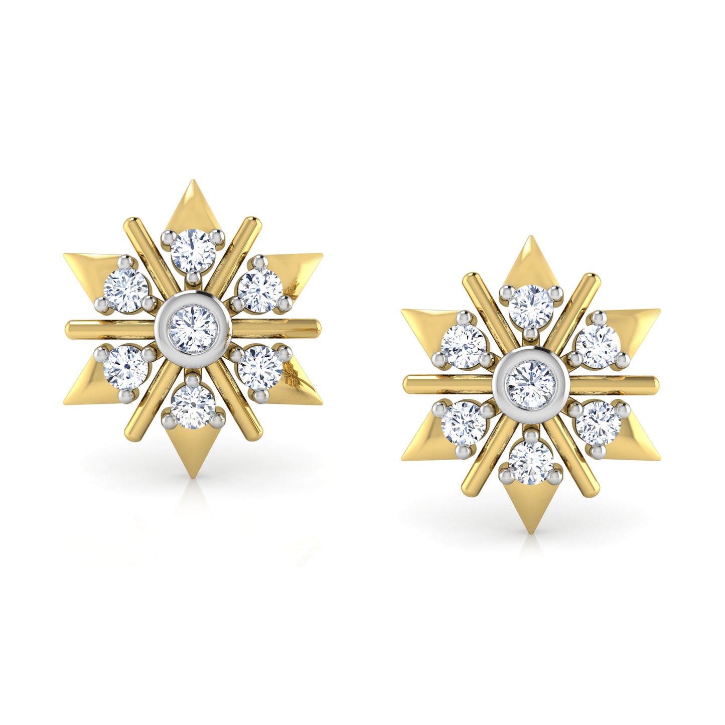 Enigmatic Ember Earrings 18K