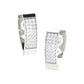 Glittering Glow Hoops