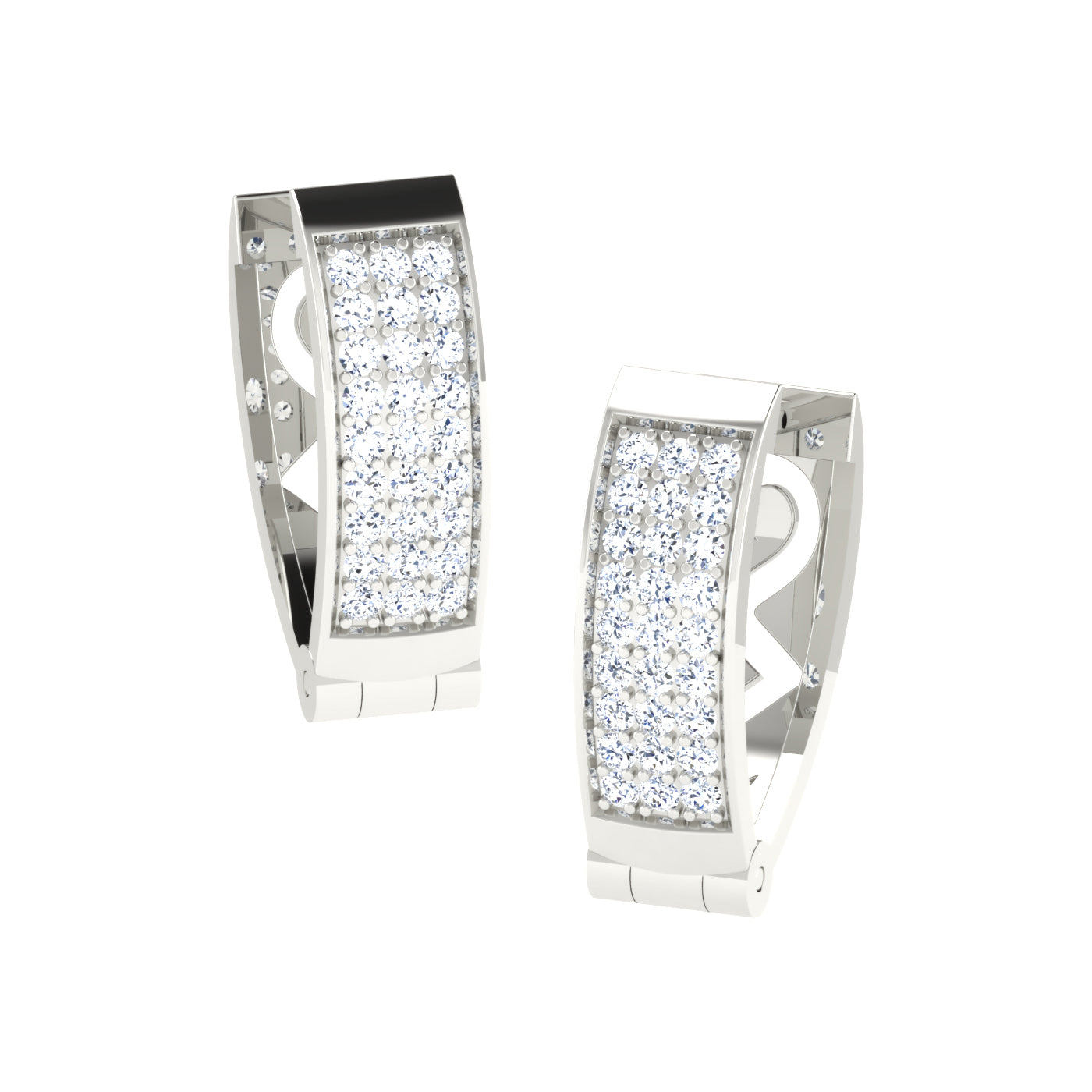 Glittering Glow Hoops