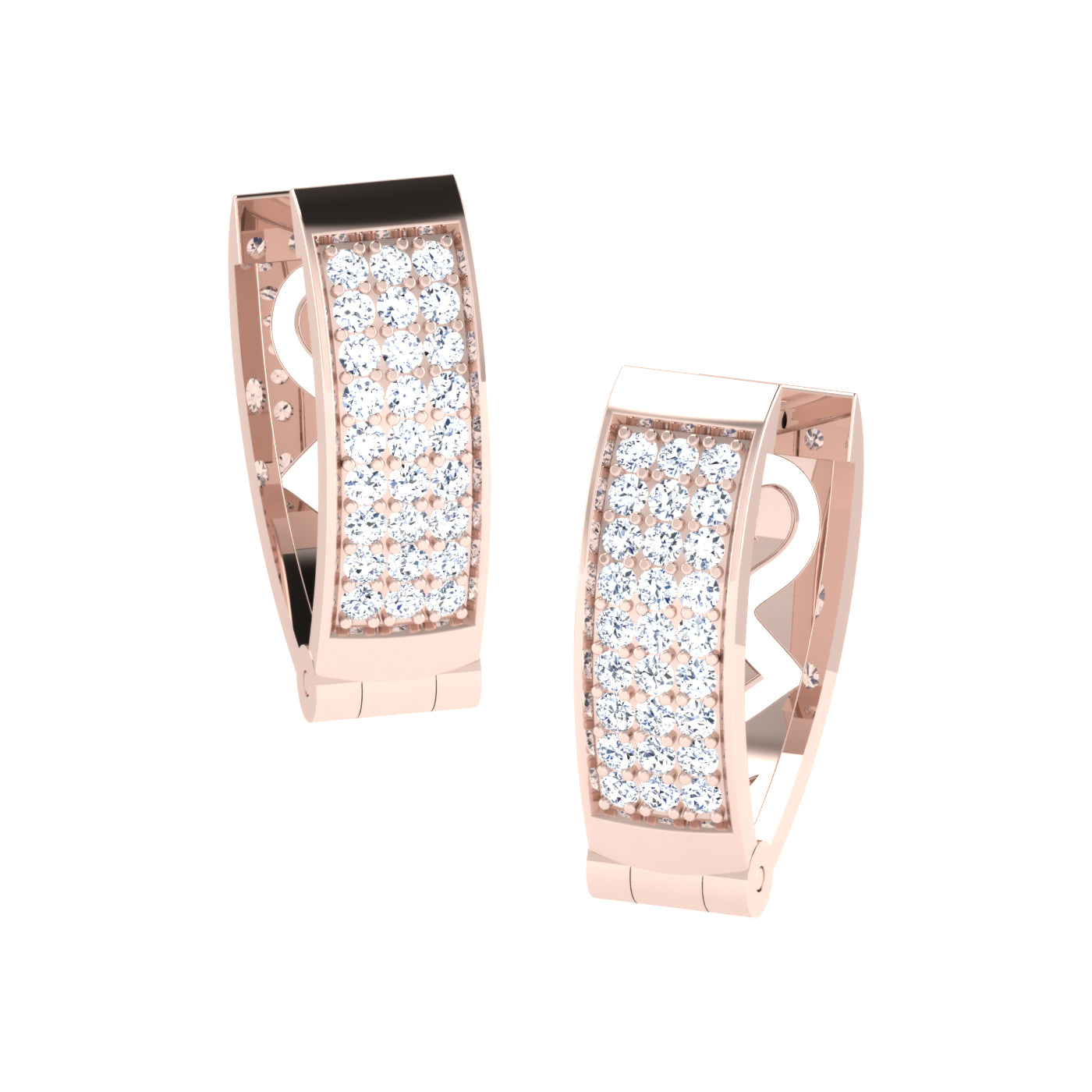 Glittering Glow Hoops