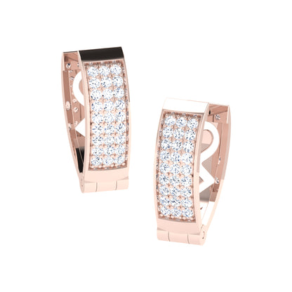 Glittering Glow Hoops