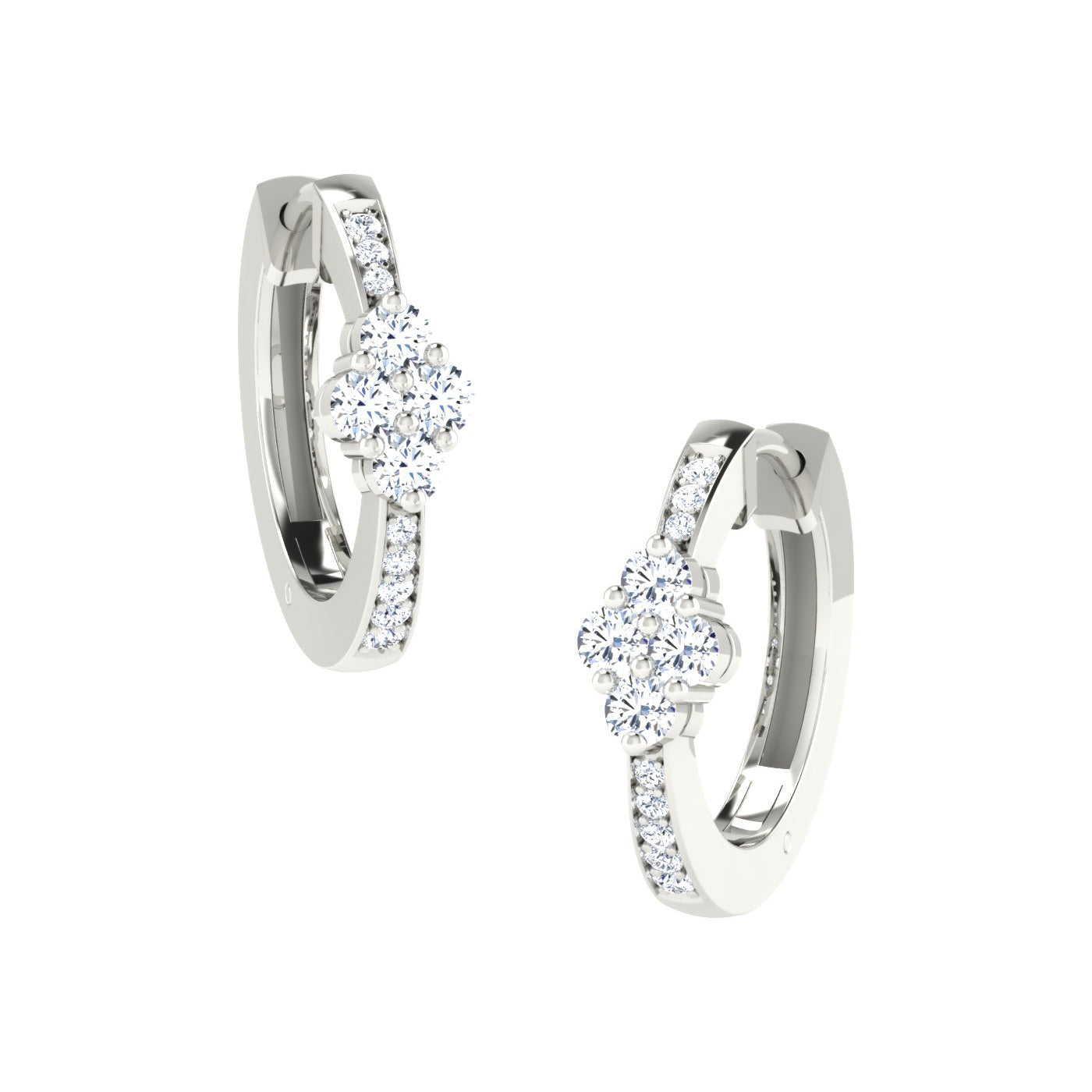Golden Glamour Hoops