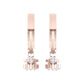 Golden Glamour Hoops
