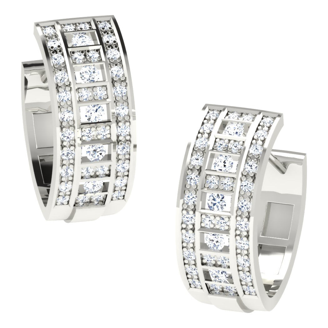 Radiant Sunburst Hoops