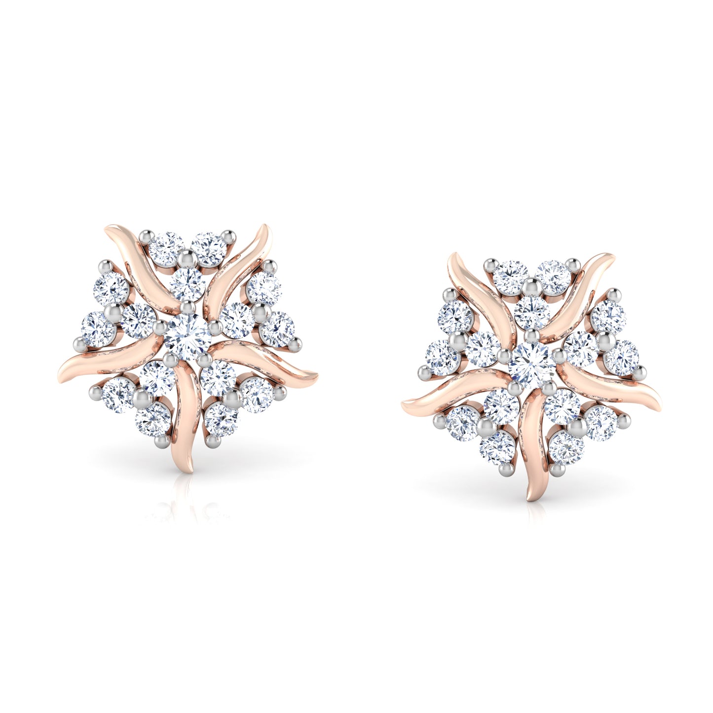 Radiant Echoes Earrings 18K