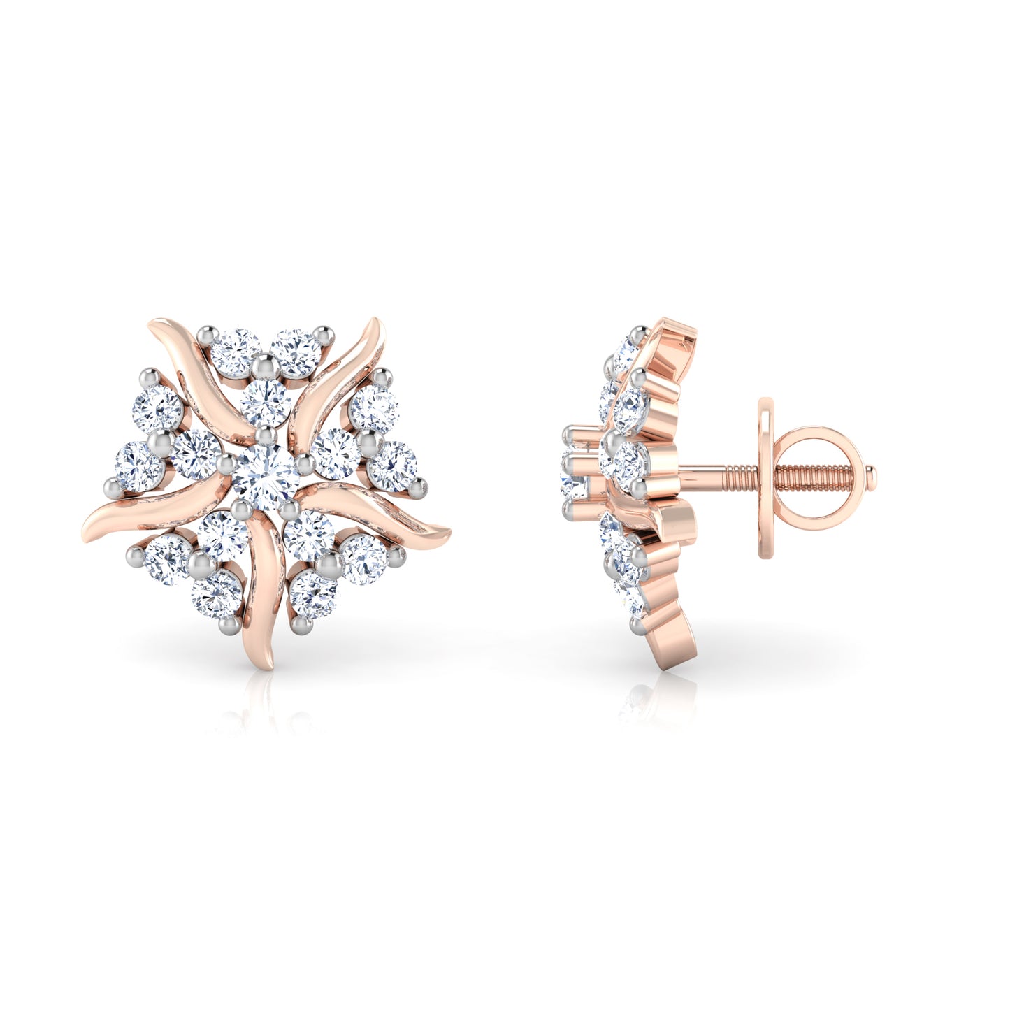 Radiant Echoes Earrings 18K