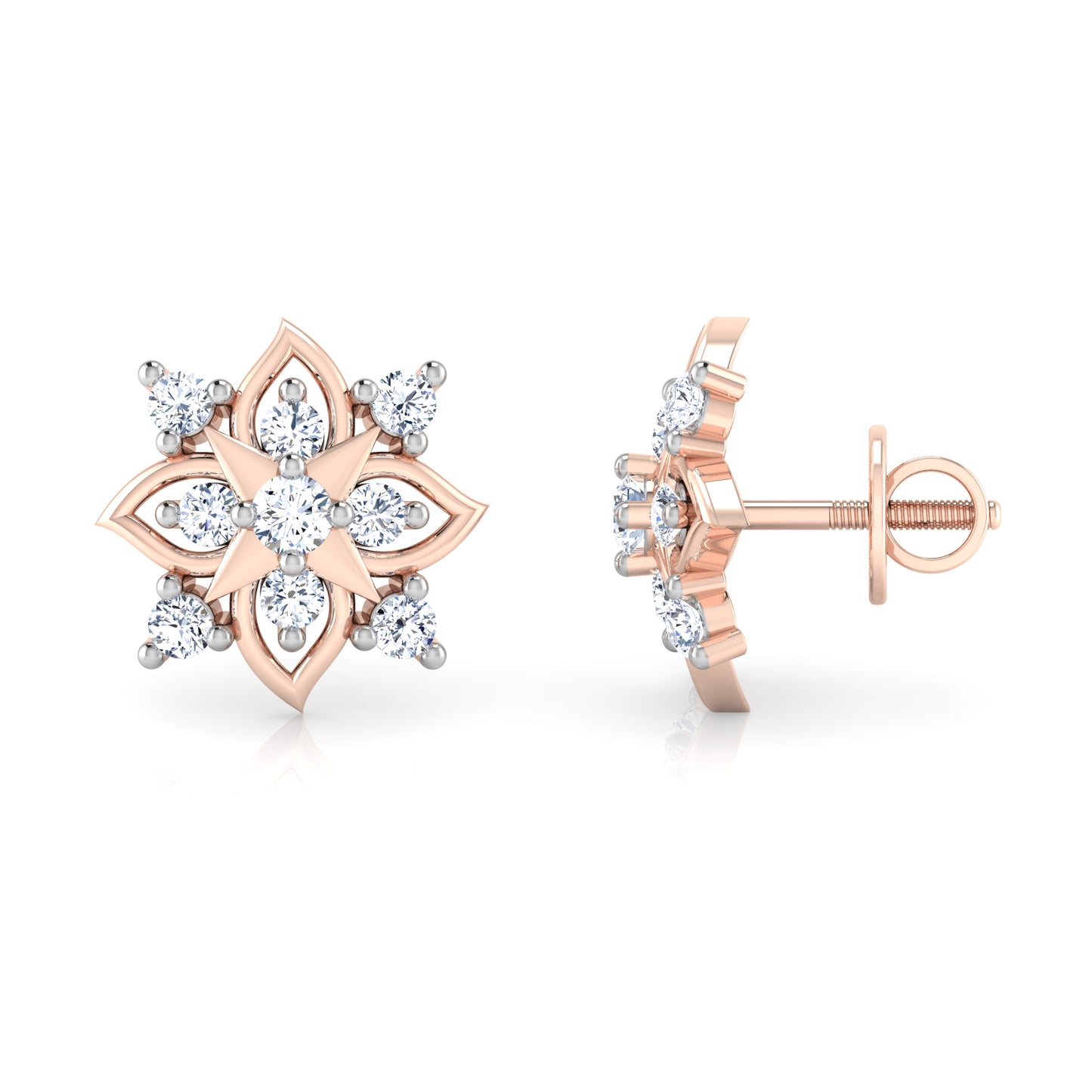 Glimmering Astral Diamonds 18K