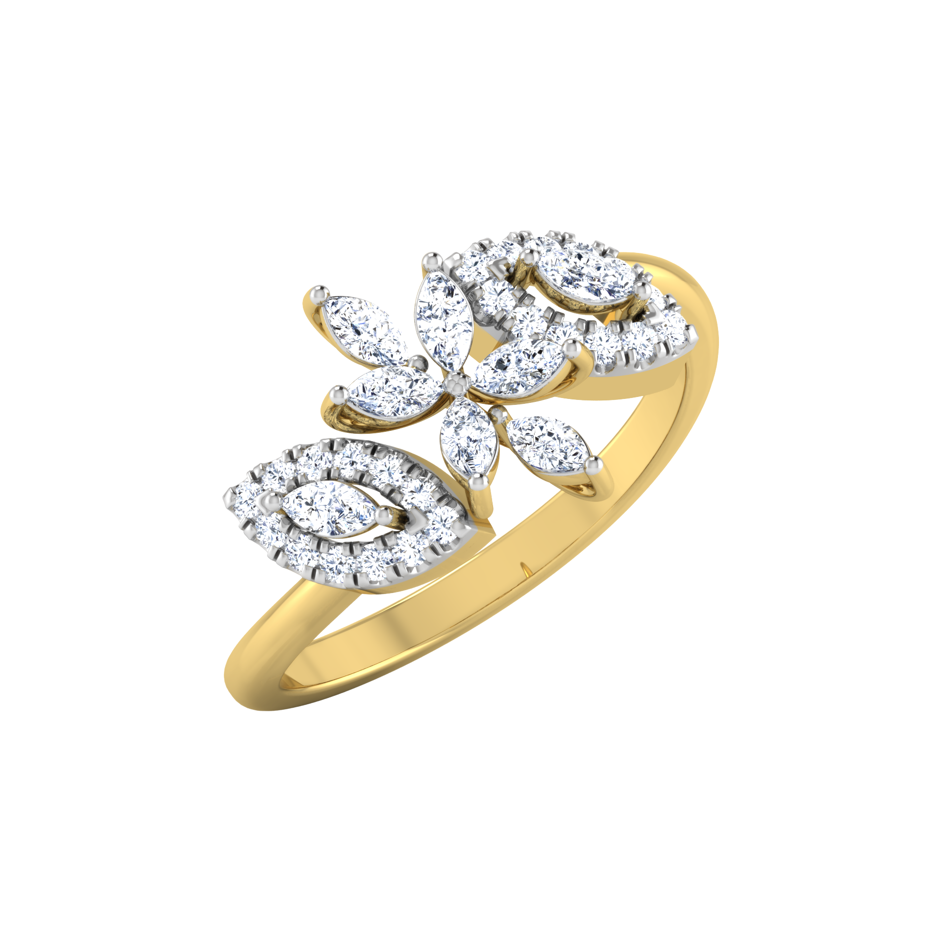 Aurora Azura Aetherial 14Kt Diamond Ring