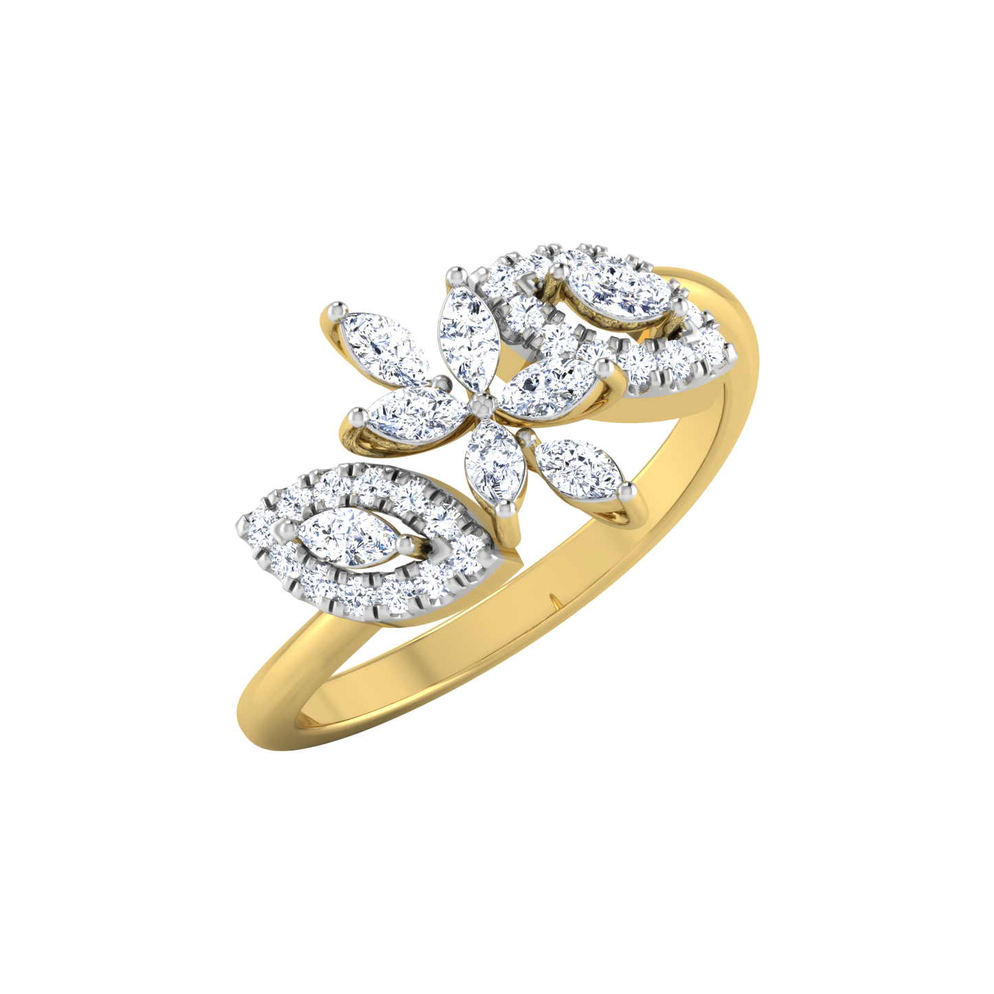 Aurora Azura Aetherial 14Kt Diamond Ring